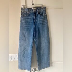 Madewell Slim Wide-leg Crop Jeans - Size 24